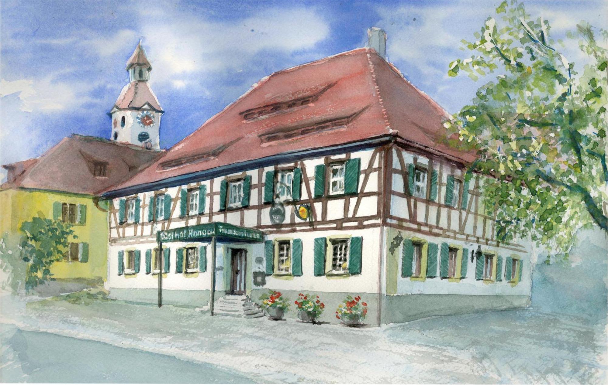Landhotel Rangau Gasthof & Brennerei Markt Erlbach Exterior photo